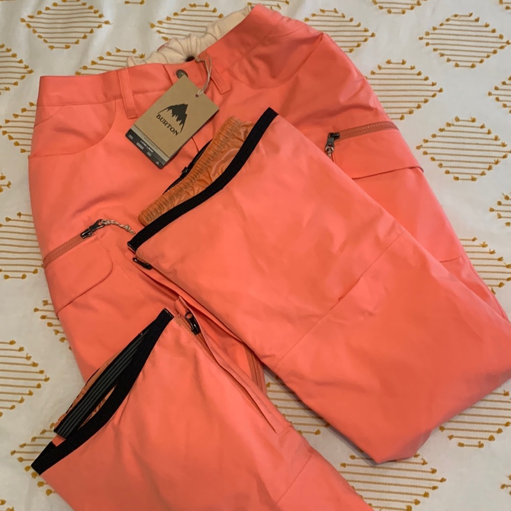 BURTON - Women’s Gloria Pant Snowboard Pant, Size Medium, Persimmon